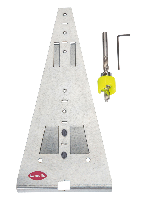 Lamello ドリル穴位置決め治具